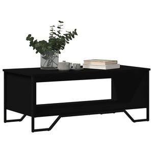 Tavolino da Salotto Nero 100x51x40 cm in Legno Multistrato 848479