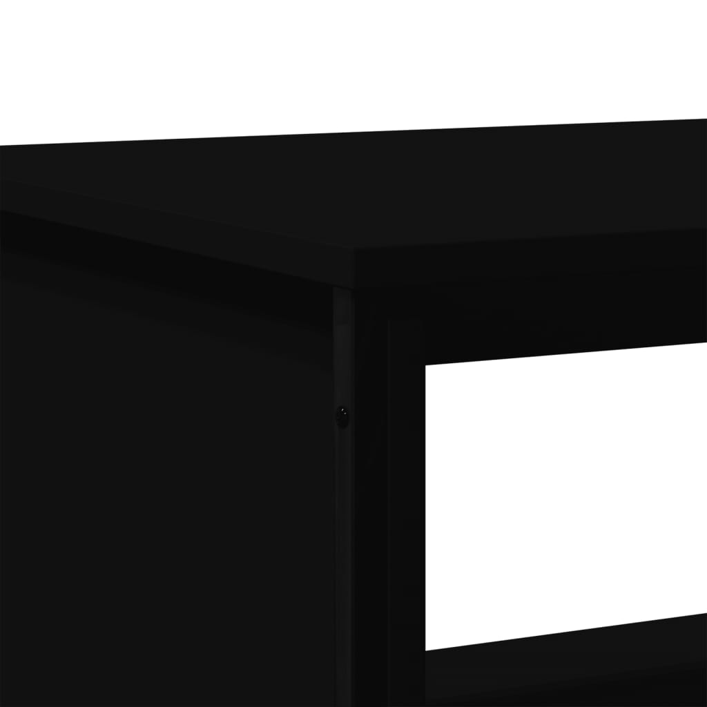 Tavolino da Salotto Nero 100x51x40 cm in Legno Multistrato 848479