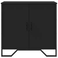 Credenza Nera 78x35,5x74,5 cm in Legno Multistrato 848539