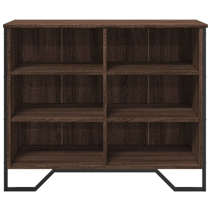 Credenza Rovere Marrone 91x35,5x74,5 cm in Legno Multistrato 848553