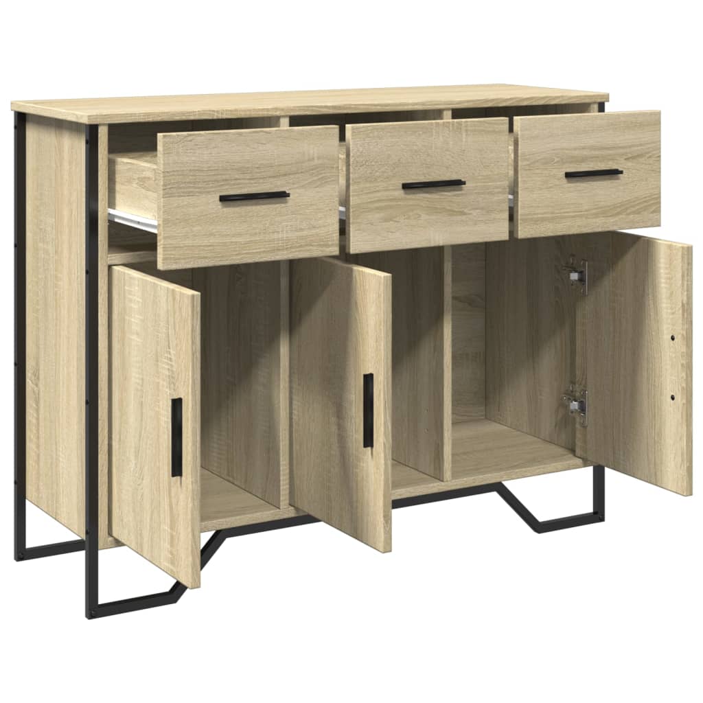 Credenza Rovere Sonoma 97x32,5x74,5 cm in Legno Multistrato 848560