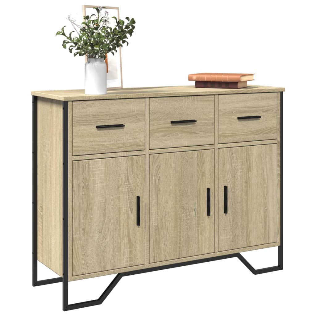 Credenza Rovere Sonoma 97x32,5x74,5 cm in Legno Multistrato 848560