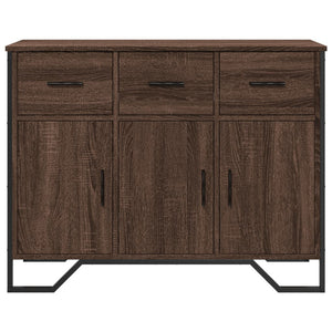 Credenza Rovere Marrone 97x32,5x74,5 cm in Legno Multistrato 848563