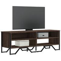 Mobile Porta TV Rovere Marrone 122x34x41cm in Legno Multistrato 848573