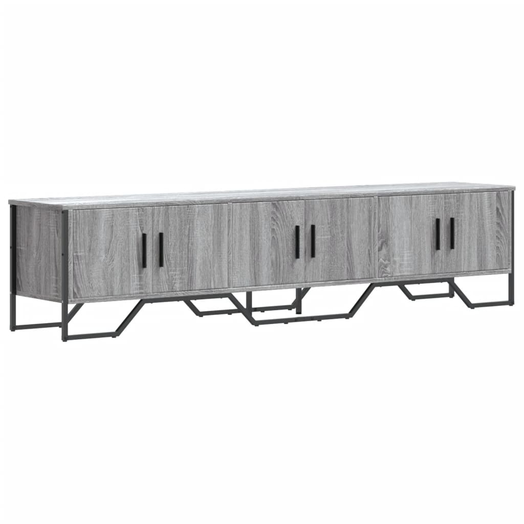 Mobile Porta TV Grigio Sonoma 180x34x41cm in Legno Multistrato 848592