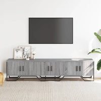 Mobile Porta TV Grigio Sonoma 180x34x41cm in Legno Multistrato 848592