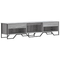 Mobile Porta TV Grigio Sonoma 180x34x41cm in Legno Multistrato 848592