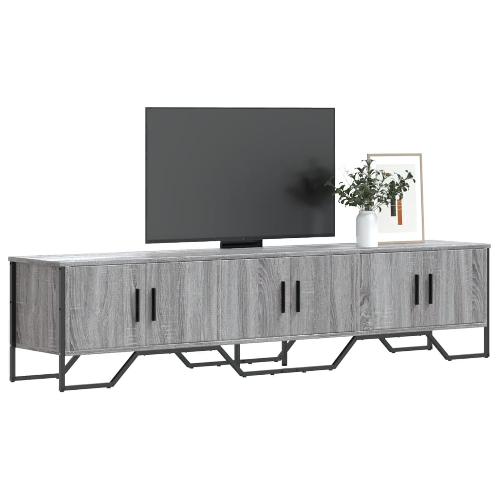 Mobile Porta TV Grigio Sonoma 180x34x41cm in Legno Multistrato 848592