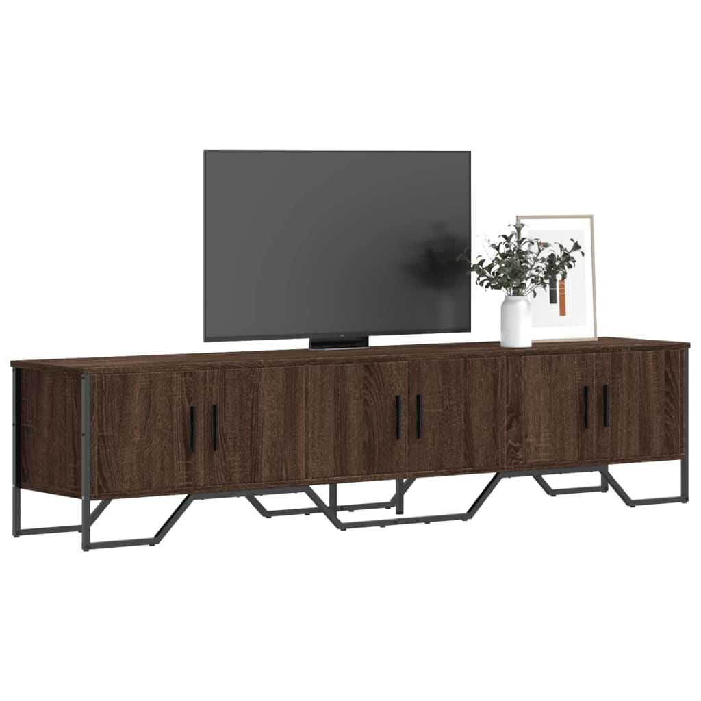 Mobile Porta TV Rovere Marrone 180x34x41cm in Legno Multistrato 848593