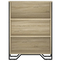 Libreria Rovere Sonoma 80x31x106 cm in Legno Multistrato 848625