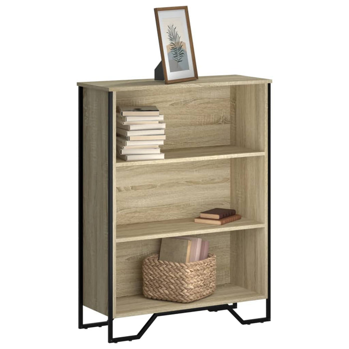 Libreria Rovere Sonoma 80x31x106 cm in Legno Multistrato 848625