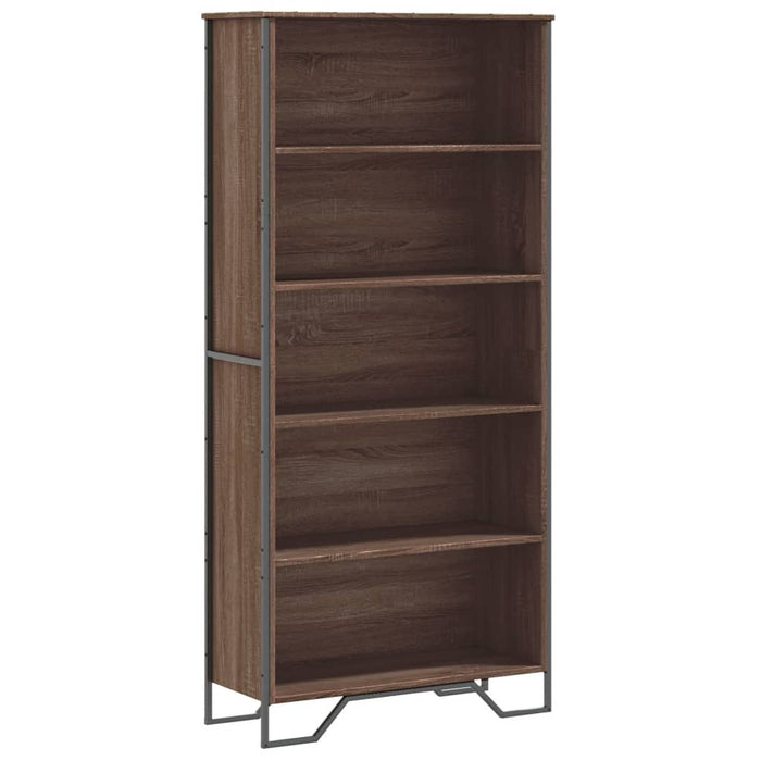 Libreria Rovere Marrone 80x31x169 cm in Truciolato 3295316