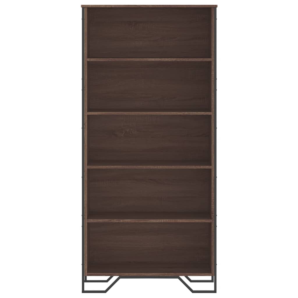 Libreria Rovere Marrone 80x31x169 cm in Truciolato 3295316