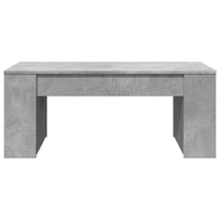 Tavolino Salotto Grigio Cemento 102x55x42 cm Legno Multistrato 831856