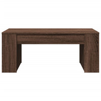 Tavolino Salotto Rovere Marrone 102x55x42 cm Legno Multistrato 831860