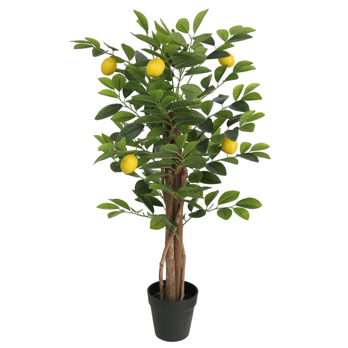 Albero Limoni Artificiale con 3 Tronchi Verde 85 cm in PP 4010676