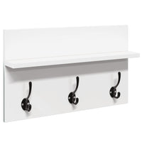 Set Mobili da Ingresso 4 pz Bianco in Legno Multistrato 847919