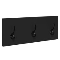 Set Mobili da Ingresso 4 pz Nero in Legno Multistrato 847920