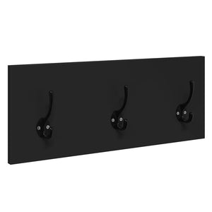 Set Mobili da Ingresso 4 pz Nero in Legno Multistrato 847920