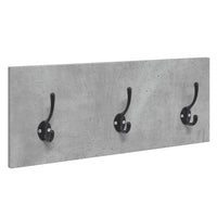 Set Mobili da Ingresso 4 pz Grigio Cemento in Legno Multistrato 847922