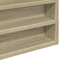 Armadietto Vetrina Rovere Sonoma 100x8,5x58cm Legno Multistrato 847942