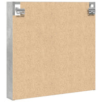 Armadietto Vetrina Grigio Cemento 60x8,5x58 cm Multistrato 847964