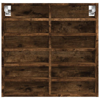 Armadietto Vetrina Rovere Fumo 60x8,5x58 cm Legno Multistrato 847965