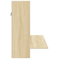 Scrivania a Parete Rovere Sonoma 105x48x75 cm Legno Multistrato 847970