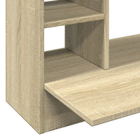 Scrivania a Parete Rovere Sonoma 105x48x75 cm Legno Multistrato 847970