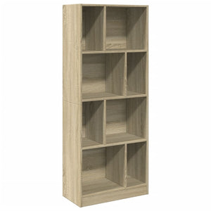 Libreria Rovere Sonoma 57x28,5x141 cm in Legno Multistrato 847998