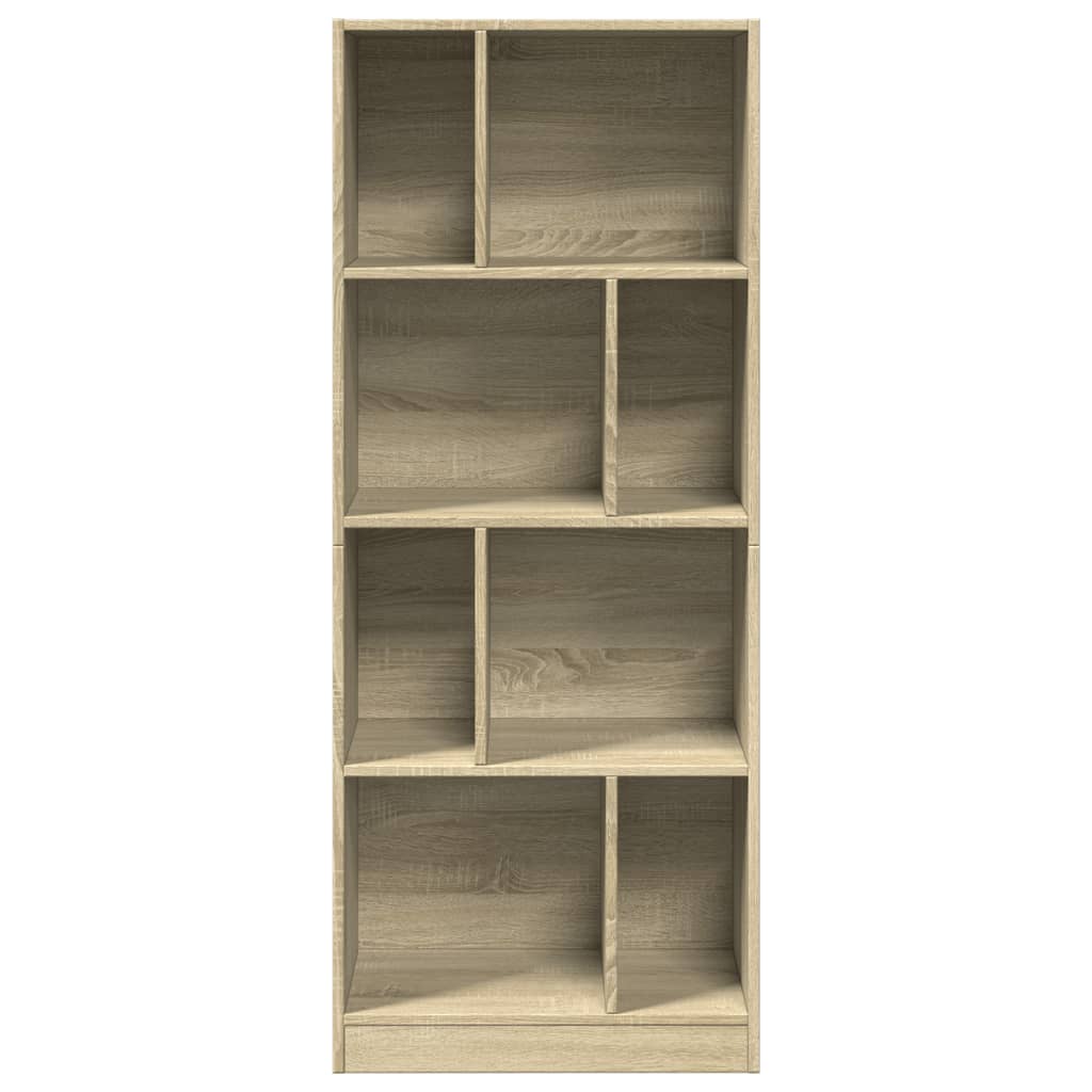 Libreria Rovere Sonoma 57x28,5x141 cm in Legno Multistrato 847998