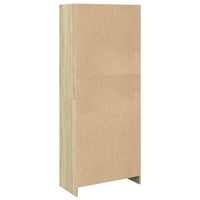 Libreria Rovere Sonoma 57x28,5x141 cm in Legno Multistrato 847998