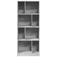 Libreria Grigio Sonoma 57x28,5x141 cm in Legno Multistrato 848001