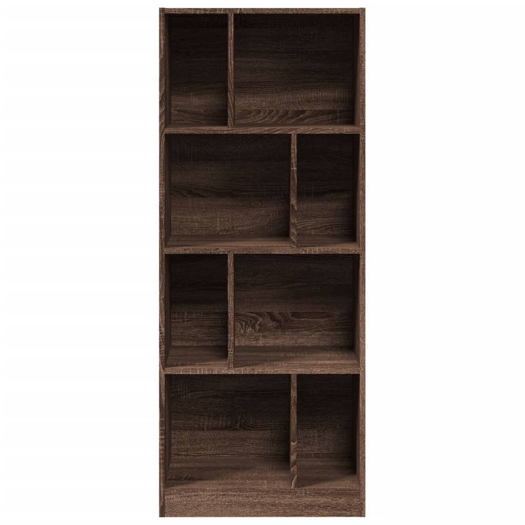 Libreria Rovere Marrone 57x28,5x141 cm in Legno Multistrato 848002