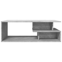 Tavolino Salotto Grigio Cemento 102x55x35 cm Legno Multistrato 848013