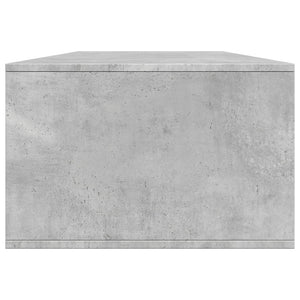 Tavolino Salotto Grigio Cemento 102x55x35 cm Legno Multistrato 848013