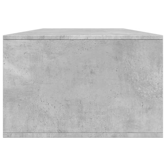 Tavolino Salotto Grigio Cemento 102x55x35 cm Legno Multistrato 848013