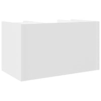 Organizer da Scrivania Bianco 44,5x24x25 cm Legno Multistrato 848038