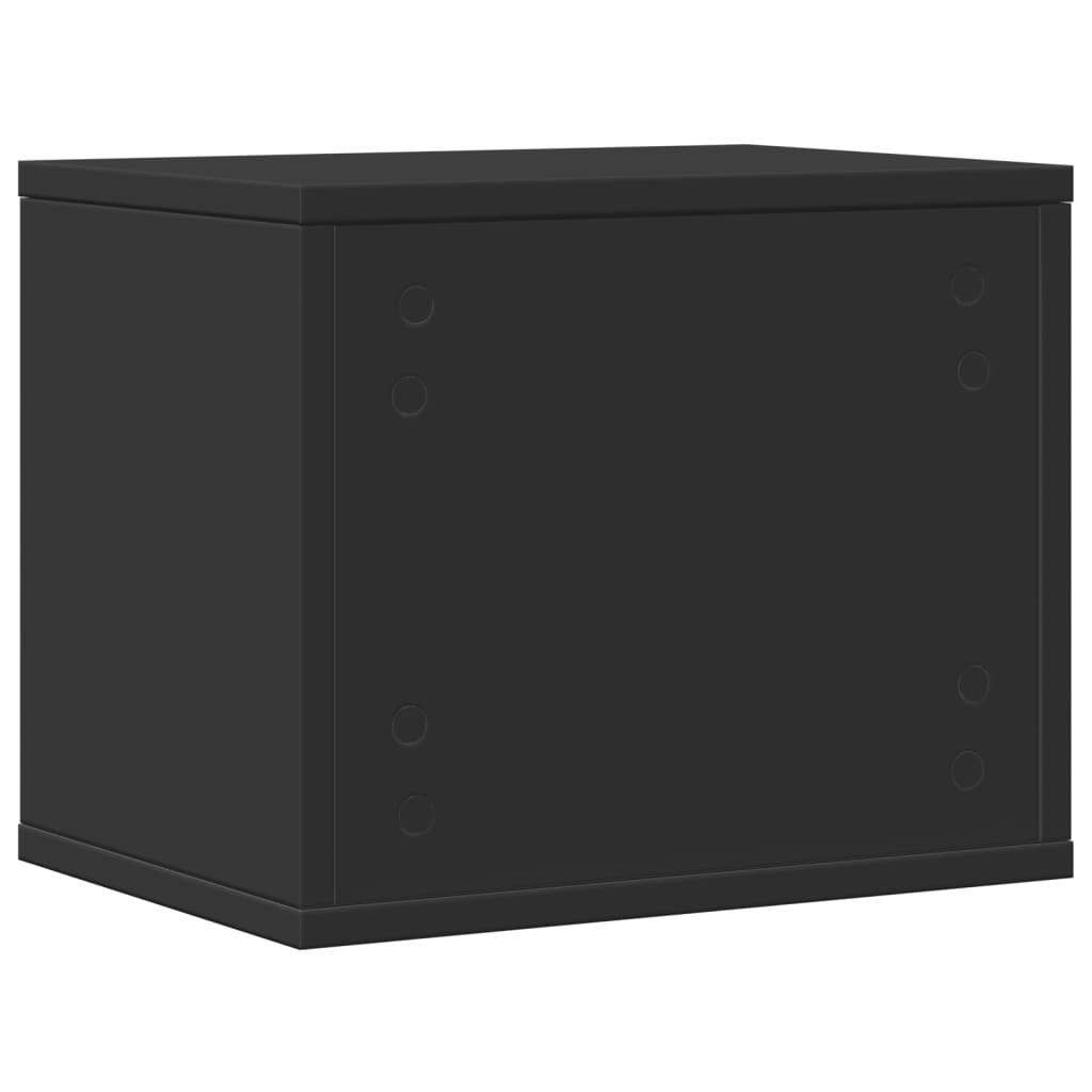 Organizer per la Scrivania Nero 36x26x29,5 cm in Multistrato 848046