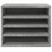 Organizer Scrivania Grigio Cemento 36x26x29,5 Legno Multistrato 848048