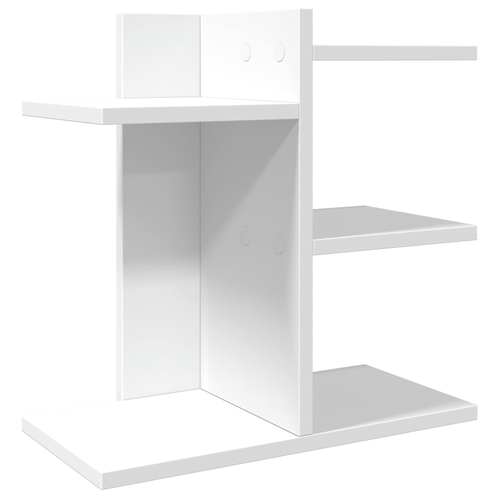 Organizer da Scrivania Bianco 42x21,5x42 cm Legno Multistrato 848066