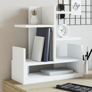 Organizer per la Scrivania Bianco 49x20x52,5 cm in Multistrato 848073