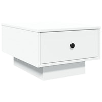 Tavolino da Salotto Bianco 60x45x31 cm in Legno Multistrato 848080