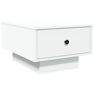 Tavolino da Salotto Bianco 60x45x31 cm in Legno Multistrato 848080