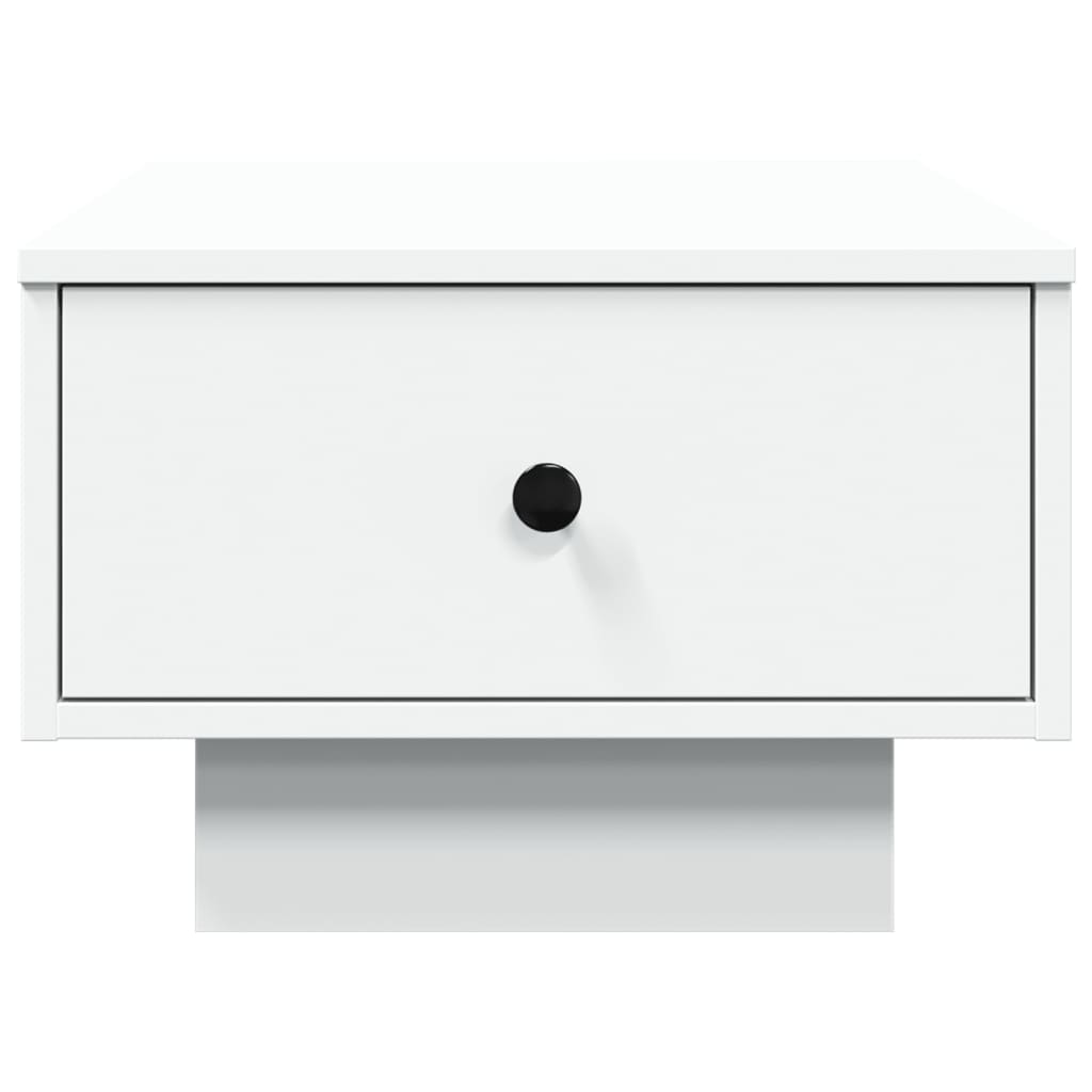 Tavolino da Salotto Bianco 60x45x31 cm in Legno Multistrato 848080