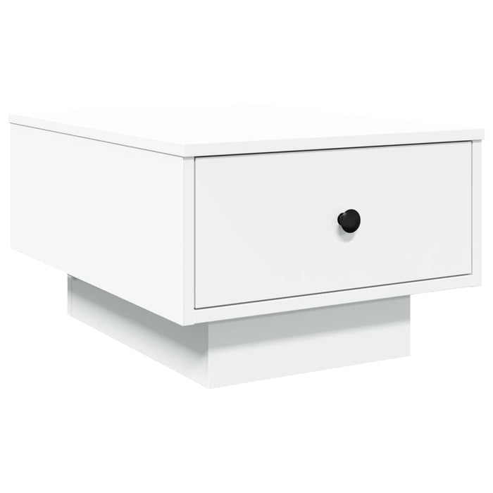 Tavolino da Salotto Bianco 60x45x31 cm in Legno Multistrato 848080