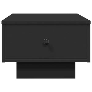 Tavolino da Salotto Nero 60x45x31 cm in Legno Multistrato 848081