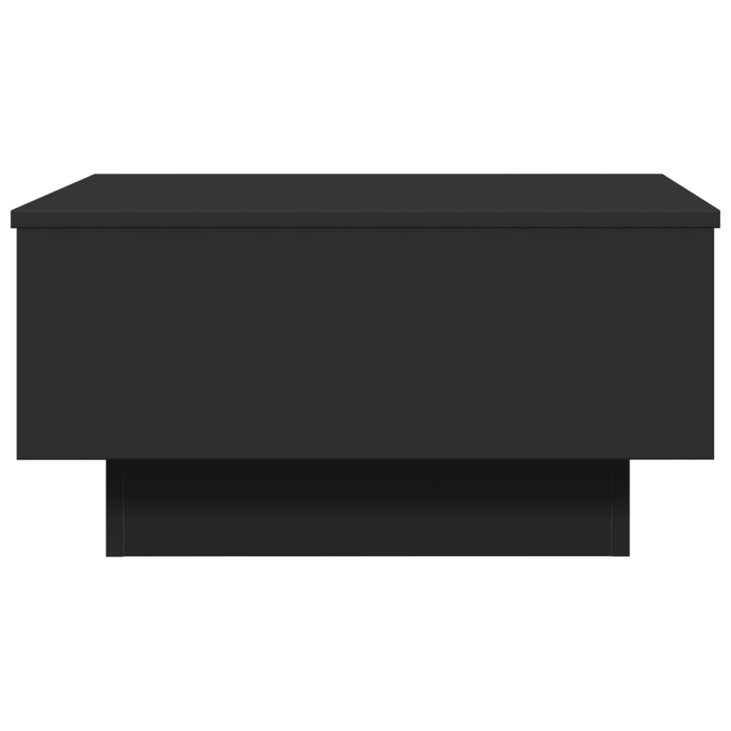 Tavolino da Salotto Nero 60x45x31 cm in Legno Multistrato 848081