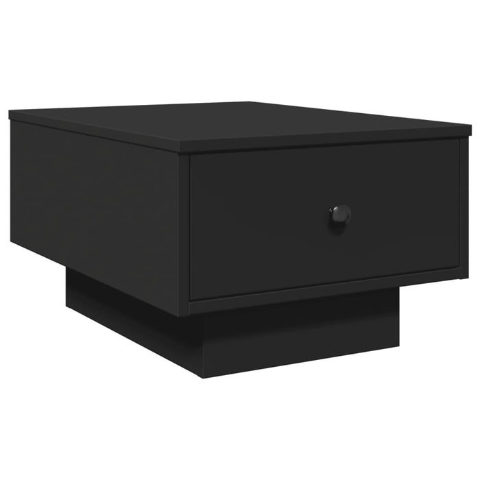 Tavolino da Salotto Nero 60x45x31 cm in Legno Multistrato 848081