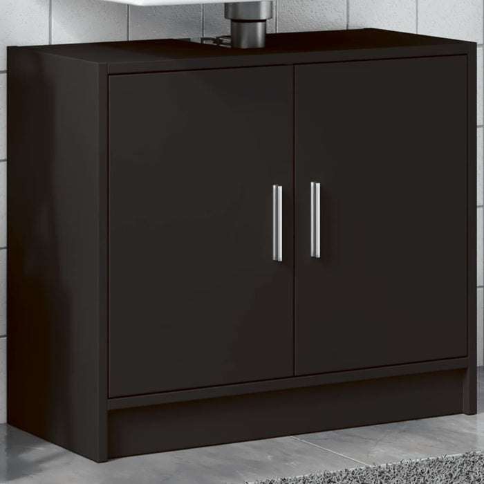 Mobile Lavabo Nero 63x29x55 cm in Truciolato 848095